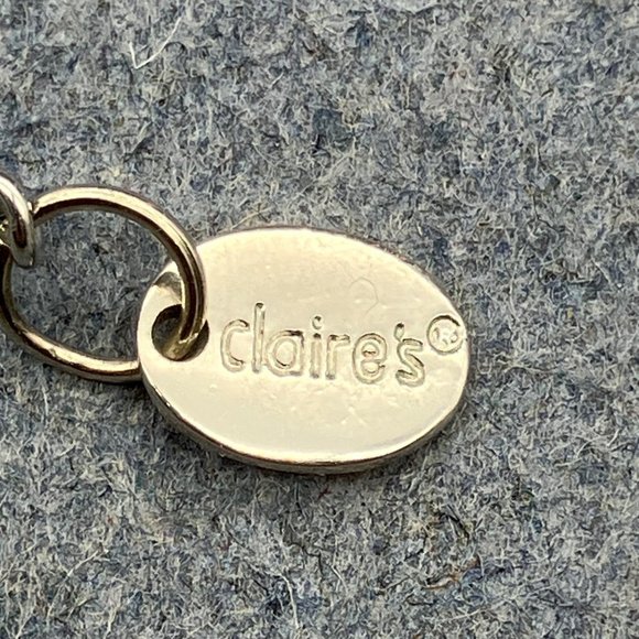 Claires S Initial Necklace Pendant 17 In Mood Changing Colors Silver Chain Retro - Picture 7 of 9